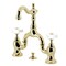 Kingston Brass Bridge Bathroom Faucet with Brass Pop-Up, Polished Brass KS7972PX - alternate 1